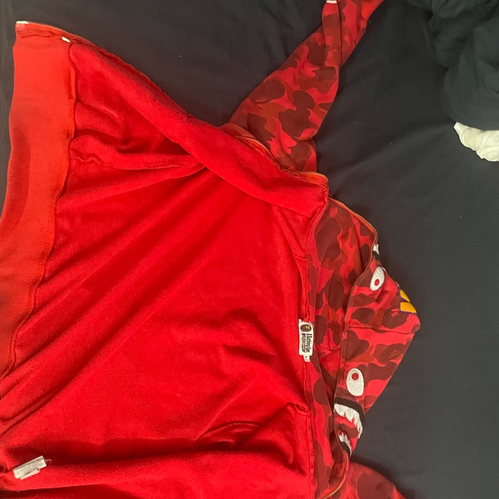Red bale hoodie Size Small used